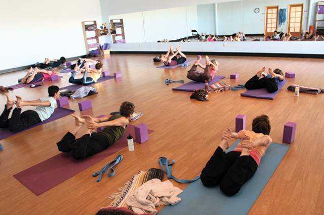 Yoga and lunch: All within a day’s work